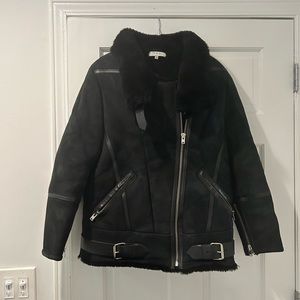 IRO shearling coat, size 34